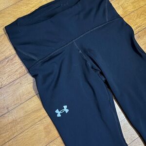 Under Armour Leggings Womens Extra Small Black Compression Fitted Heatgear